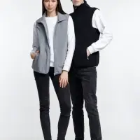 Жилет флисовый унисекс Nesse, черный, размер XS/S