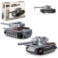 Конструктор блочный &laquo;Армия. Тяжёлый танк&raquo;, 114 деталей