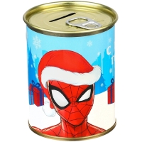 Новый год. Копилка "С Новым годом!", 9.5х9.5х7.5 см, Человек паук Новый год. Копилка "С Новым годом!", 9.5х9.5х7.5 см, Человек паук