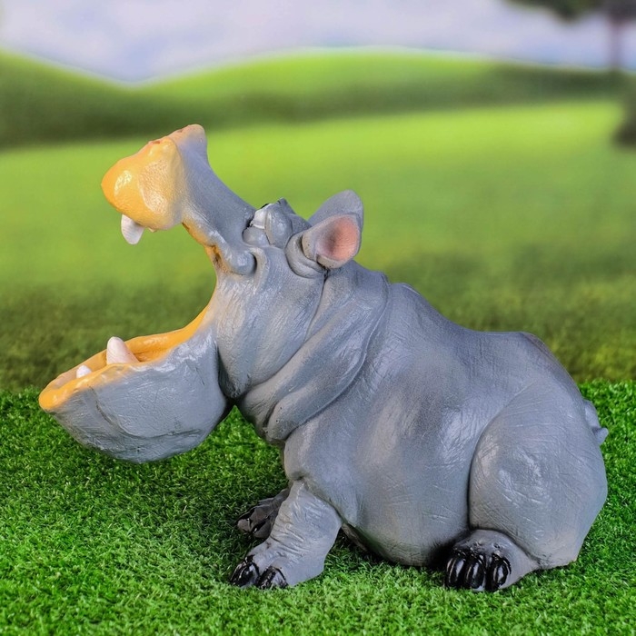 Садовая фигура Садовая фигура "Бегемот" 23х31см