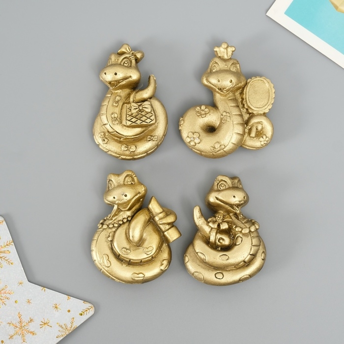 Магнит полистоун Магнит полистоун "Змейка/Змей" МИКС 6х1,5х5 см