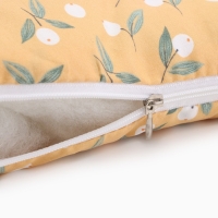 Сидушка на стул Этель "Цветы" цв.желтый, 40х40 см, 100% п/э Сидушка на стул Этель "Цветы" цв.желтый, 40х40 см, 100% п/э