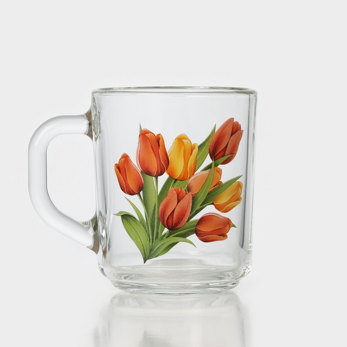 Кружка «Букеты», 250 мл, рисунок МИКС Кружка «Букеты», 250 мл, рисунок МИКС