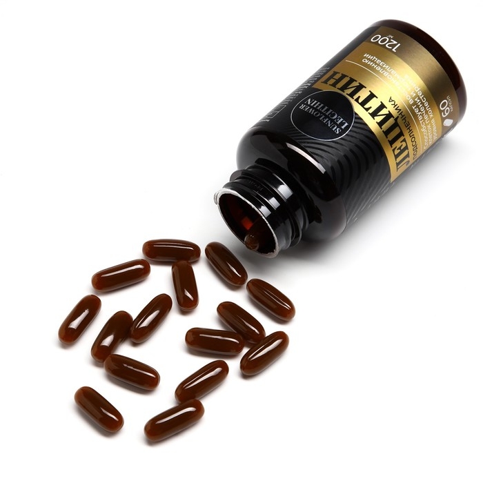 БАДы Подсолнечный лецитин, для здоровья печени, 60 капсул БАДы Подсолнечный лецитин, для здоровья печени, 60 капсул