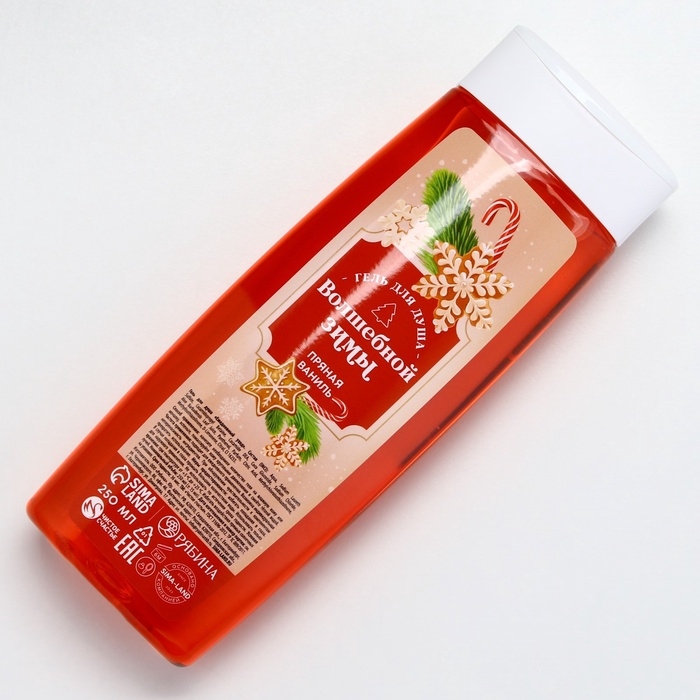 Подарочный набор ЧИСТОЕ СЧАСТЬЕ &laquo;Сказка&raquo;: гель для душа 250 мл и мочалка для душа, Новый Год