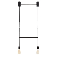 Светильник BayerLux "Лучик" 2хЕ27 40Вт черный 40х5х30-130см