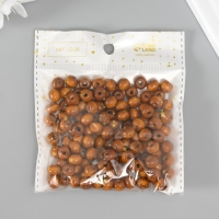 Бусины для творчества дерево "Натуральный" d-0,8 см, набор 20 гр Бусины для творчества дерево "Натуральный" d-0,8 см, набор 20 гр