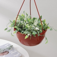 Кашпо уличное с прикорневым поливом &laquo;Мальва&raquo;, 4,7 л, цвет терракотовый