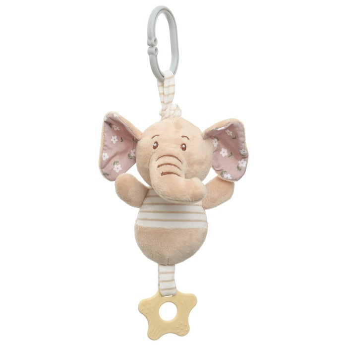 Подвеска мягкая с вибрацией «Слоник Няша», прорезыватель, на кроватку, коляску, Крошка Я Подвеска мягкая с вибрацией «Слоник Няша», прорезыватель, на кроватку, коляску, Крошка Я