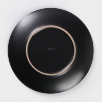 Тарелка керамическая обеденная Доляна &laquo;Глянец&raquo;, d=26 см, цвет синий