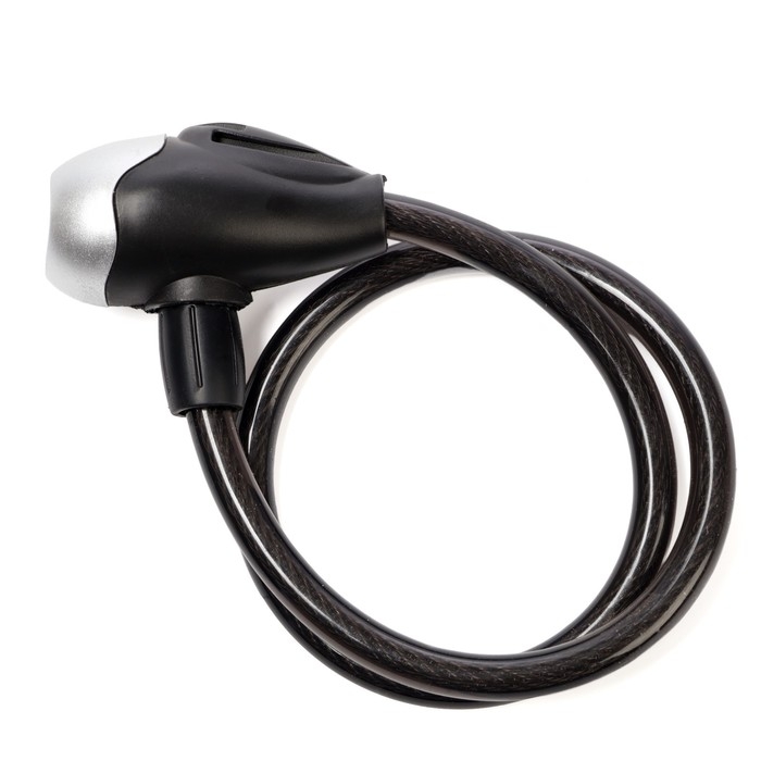 Замок навесной велосипедный LOCKLAND, 10х650 мм, перфорированный ключ, цвет черный Замок навесной велосипедный LOCKLAND, 10х650 мм, перфорированный ключ, цвет черный