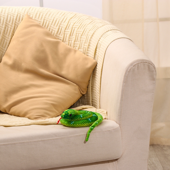 Мягкая игрушка &laquo;Змея&raquo;, 80 см, цвет зелёный