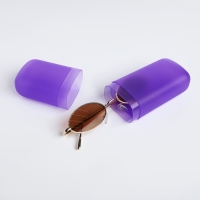 Футляр для очков на застёжке, длина 16,7 см, цвет МИКС