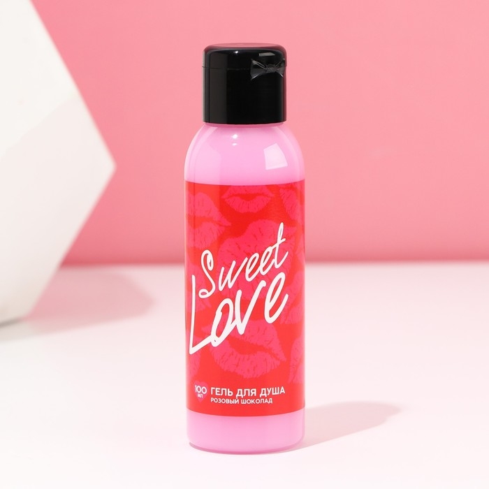 Гель для душа Sweet love, 100 мл, аромат розового шоколада, ЧИСТОЕ СЧАСТЬЕ Гель для душа Sweet love, 100 мл, аромат розового шоколада, ЧИСТОЕ СЧАСТЬЕ