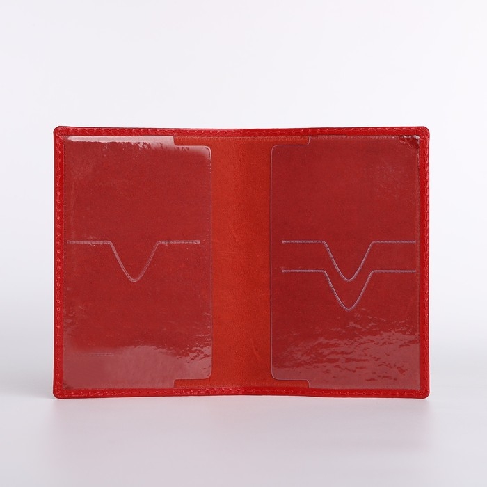 Обложка для паспорта, цвет красный Обложка для паспорта, цвет красный