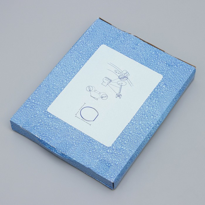 Сиденье для унитаза, 45&times;35&times;5 см, цвет белый