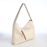 Сумка женская на молнии, цвет бежевый Сумка женская на молнии, цвет бежевый