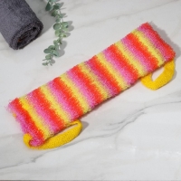 Мочалка для тела Доляна «Радуга», 12×45 см, МИКС Мочалка для тела Доляна «Радуга», 12×45 см, МИКС