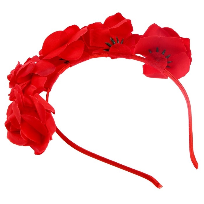 Карнавальный ободок &laquo;Красные розы&raquo;