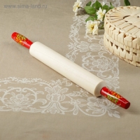 Скалка, 42×5 см, хохлома, микс Скалка, 42×5 см, хохлома, микс