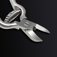 Кусачки педикюрные &laquo;Premium&raquo;, с фиксатором, усиленные, 13,8 см, длина лезвия - 19 мм, цвет серебристый