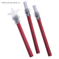 Посох Деда Мороза, красный, 1,2 м Посох Деда Мороза, красный, 1,2 м