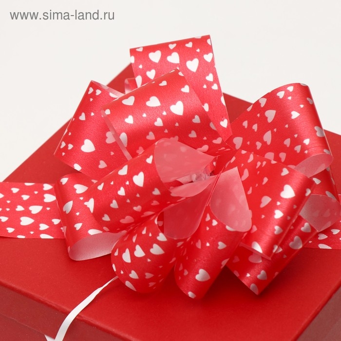 Бант-шар №5 Бант-шар №5 "Сердца", цвет красный, микс