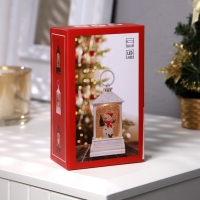 Светодиодная фигура &laquo;Снеговик&raquo; 7.5 &times; 13 &times; 4.3 см, пластик, батарейки АААх2 (не в комплекте), свечение тёплое белое