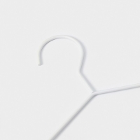 Плечики - вешалка для одежды LaDо́m Laconique, 42,5&times;19,5&times;1 см, цвет белый