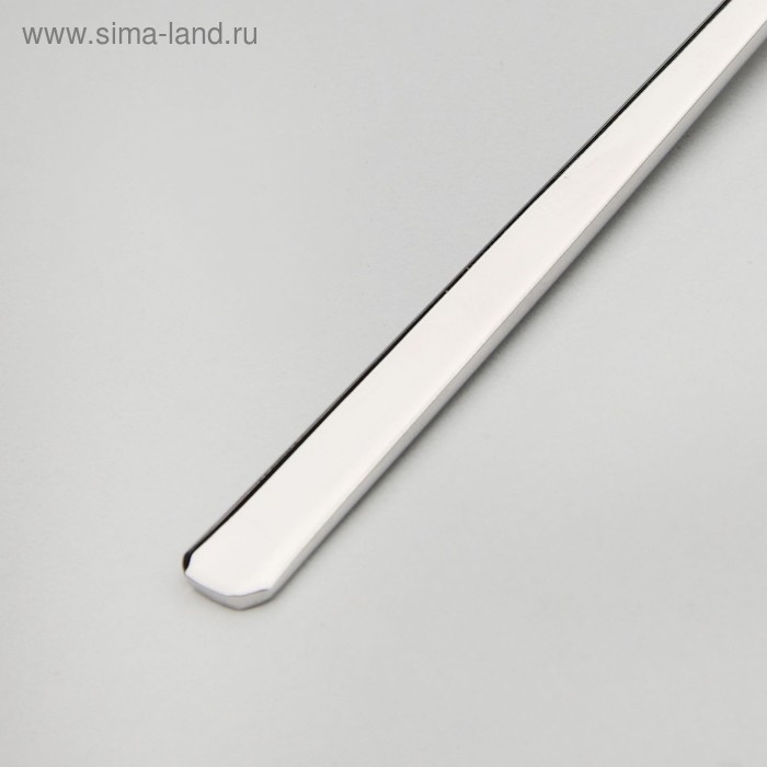 Ложка чайная &laquo;Аметист&raquo;, длина 14 см, толщина 2,5 мм, цвет серебряный