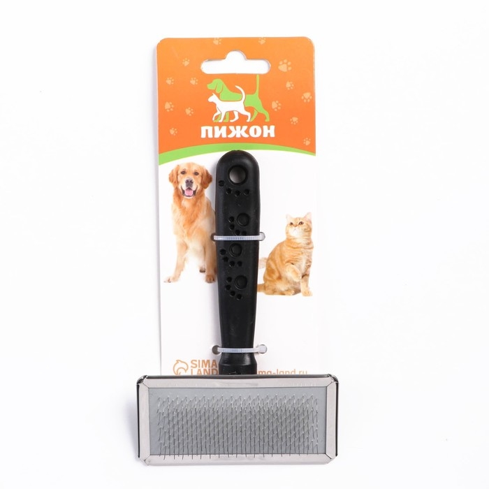 Пуходерка Пуходерка "Лапки" средняя без капель, 9 х 12 см, чёрная