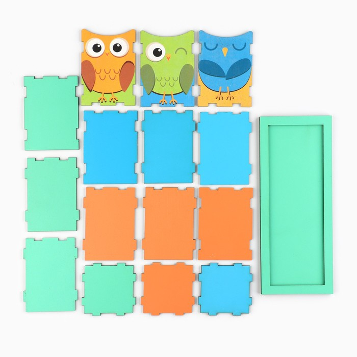 Органайзер для канцелярии тройной, на подставке &laquo;Сова&raquo;, 6,5 х 6,3 х 9,2 см