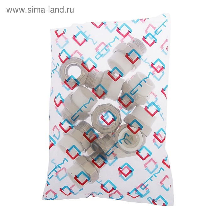 Муфта комбинированная «СТМ», разъёмная (американка), 25 мм × ¾ Муфта комбинированная «СТМ», разъёмная (американка), 25 мм × ¾", наружная резьба