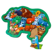 Вкладыш &laquo;Лесные зверята&raquo;