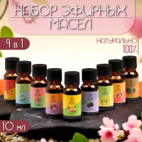 Аромамасло, набор (9 в 1), по 10 мл "Богатство Аромата" №3 Аромамасло, набор (9 в 1), по 10 мл "Богатство Аромата" №3