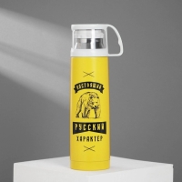 Термос с кружкой &laquo;Русский характер&raquo;, 500 мл, сохраняет тепло 10 ч