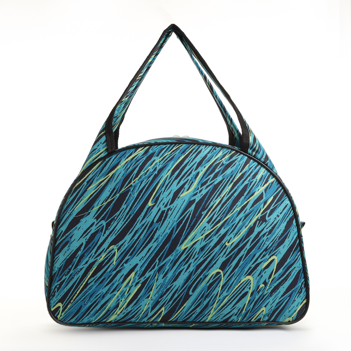 Сумка дорожная женская на молнии, держатель для чемодана, цвет бирюзовый Сумка дорожная женская на молнии, держатель для чемодана, цвет бирюзовый