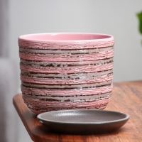 Горшок цветочный "Кукушка" розовый, 1,73 л