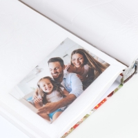 Фотоальбом на 200 фото 13х18 см "Цветочная композиция с рамкой" в короб МИКС 5,3х23х29,8 см   971388