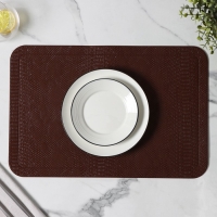 Салфетки сервировочные на стол Magistro, 2 шт, 30&times;45 см, цвет коричневый