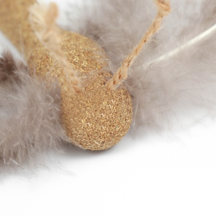 Игрушка для кошек из прессованной кошачьей мяты Игрушка для кошек из прессованной кошачьей мяты "Бабочка", 7,5 см