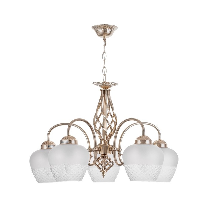 Люстра Люстра "Эбби" 5х60Вт Е27 Золото 46х46х88(48)см