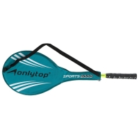 Ракетка для бадминтона ONLYTOP, алюминий, в чехле, цвета МИКС Ракетка для бадминтона ONLYTOP, алюминий, в чехле, цвета МИКС