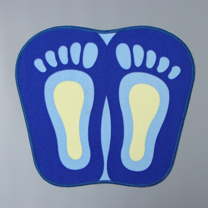 Коврик для дома Доляна &laquo;Следы&raquo;, 44&times;49 см, цвет МИКС