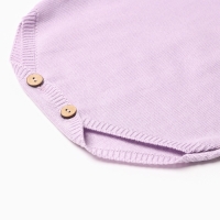 Комбинезон детский вязаный MINAKU, рост 92-98, цвет лавандовый