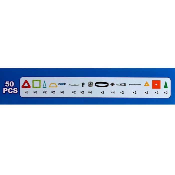 Конструктор магнитный &laquo;Магический магнит&raquo;, 50 деталей