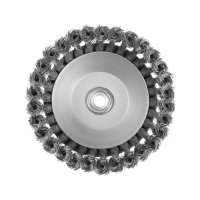 Щетка металлическая для УШМ ТУНДРА, крученая проволока, "чашка", М14, 150 мм Щетка металлическая для УШМ ТУНДРА, крученая проволока, "чашка", М14, 150 мм