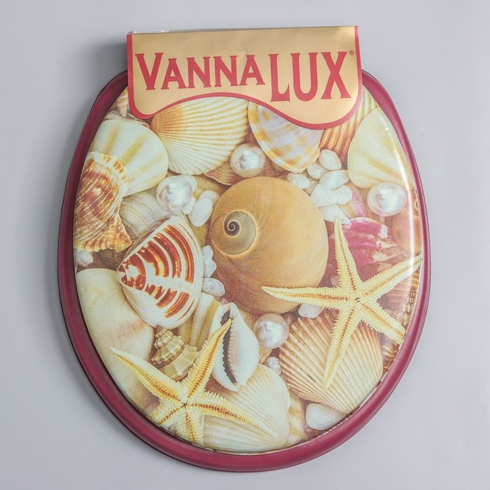 Сиденье для унитаза с крышкой,Росспласт,43 х 37 см, мягкое, цвет бордо, рисунок микс Сиденье для унитаза с крышкой,Росспласт,43 х 37 см, мягкое, цвет бордо, рисунок микс