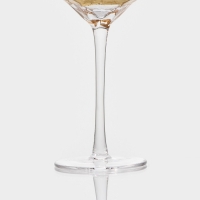 Набор бокалов для вина стеклянный Magistro &laquo;Дарио&raquo;, 500 мл, 10&times;25 см, 6 шт, цвет золотой