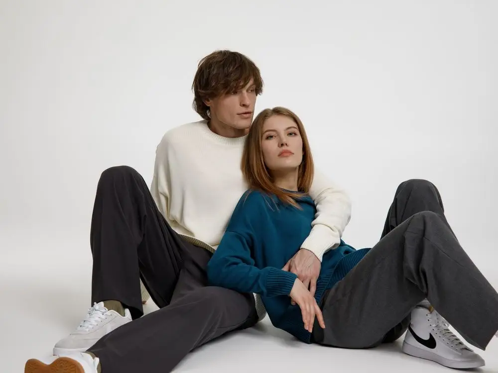 Джемпер оверсайз унисекс Stated в сумке, белый (молочный), размер S/M